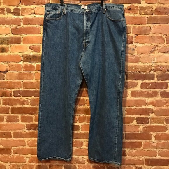 Levi's 501 Medium Dark Wash 48x32 2008 - Picture 1 of 7